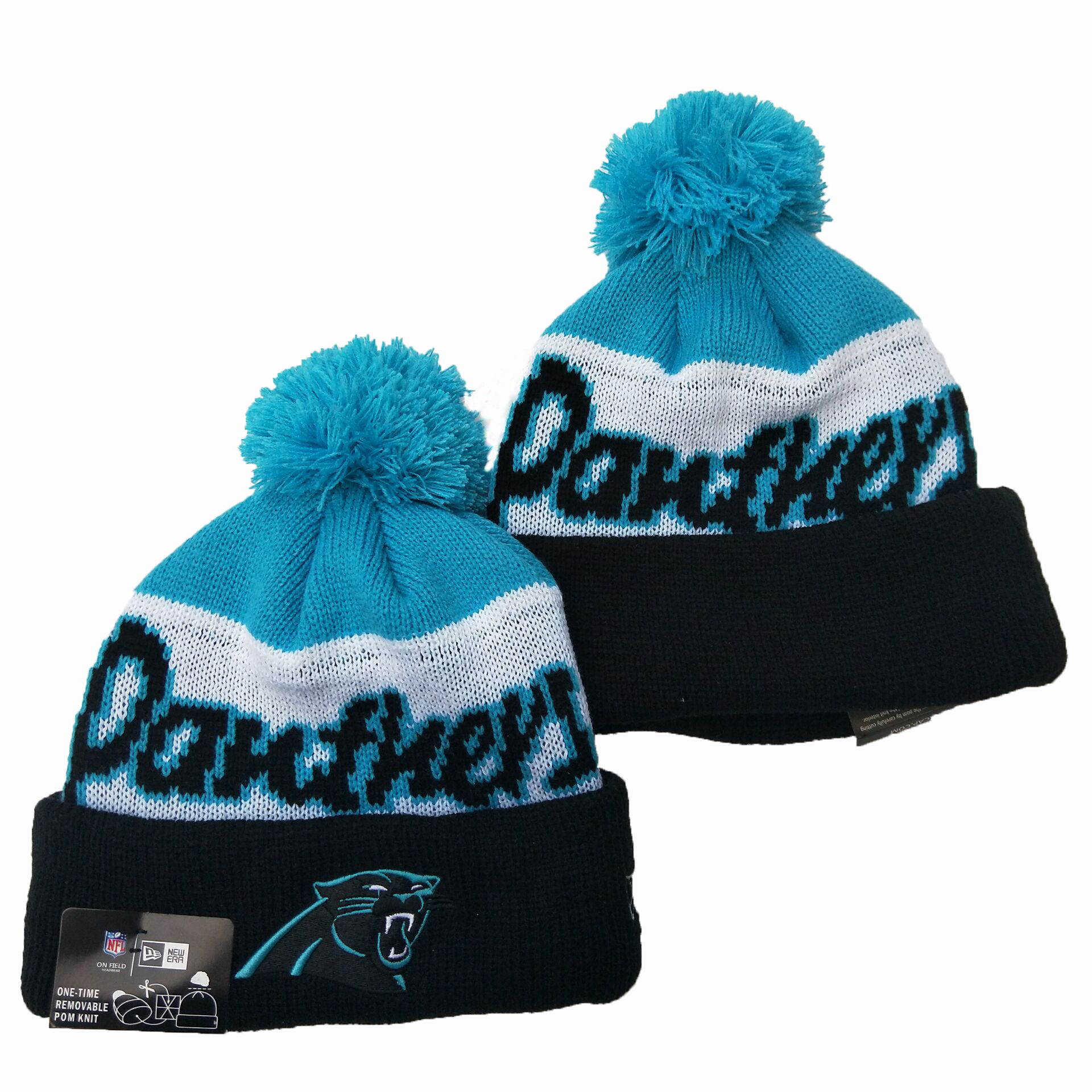 Carolina Panthers Knit Hats 047